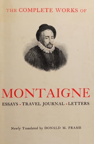 Cover image for The complete works of Montaigne