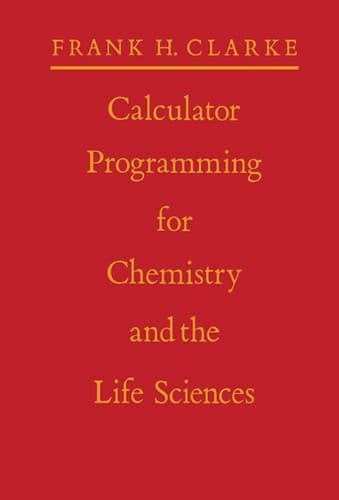 Cover image for Calculator programming for chemistry and the life sciences