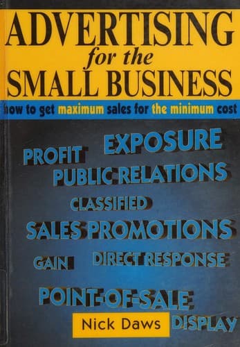 Cover image for Advertising for the Small Business