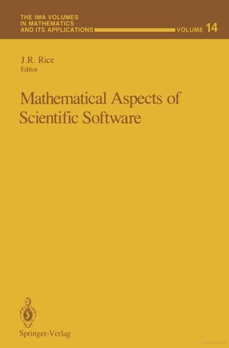Cover image for Mathematical aspects of scientific software