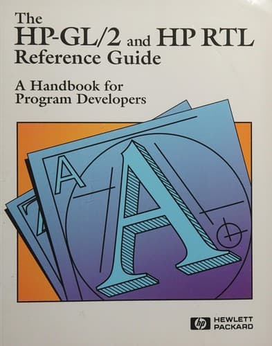 Cover image for The HP-GL/2 and HP RTL reference guide