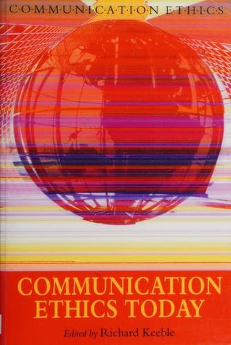 Cover image for Communication ethics today