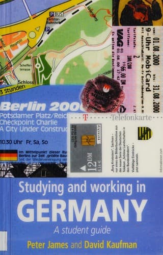 Cover image for Studying and working in Germany