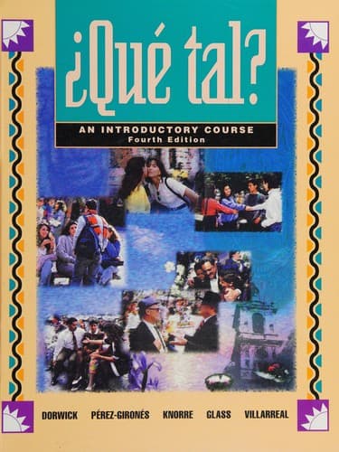 Cover image for Que tal?