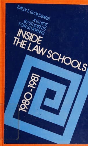 Cover image for Inside the law schools