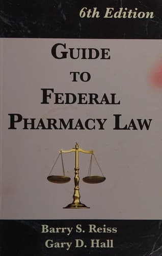 Cover image for Guide to federal pharmacy law