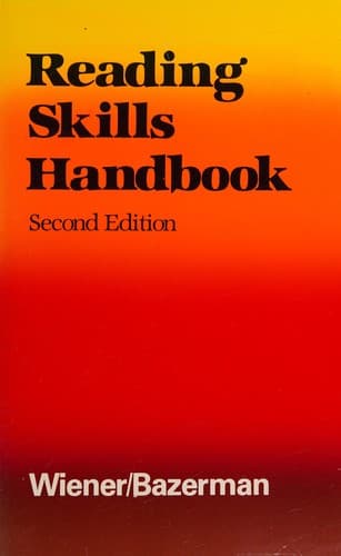 Cover image for Reading skills handbook