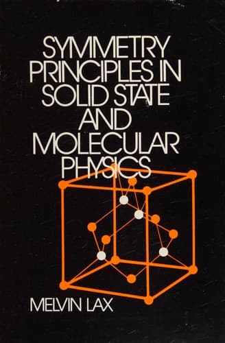 Cover image for Symmetry principles in solid state and molecular physics