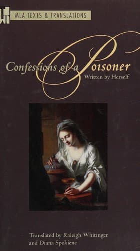 Confessions of a poisoner, written by herself