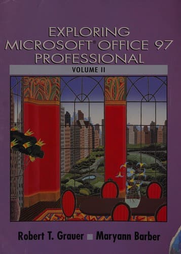 Cover image for Exploring Microsoft Office 97 professional