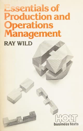Cover image for Essentials of production and operations management