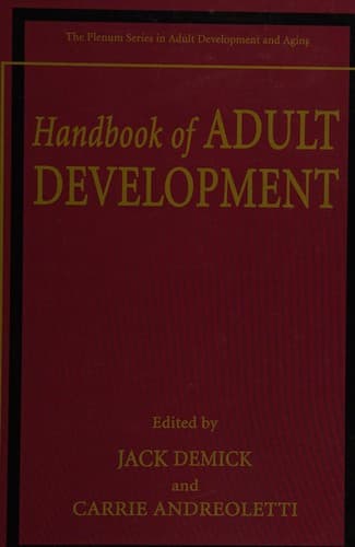 Cover image for Handbook of adult development