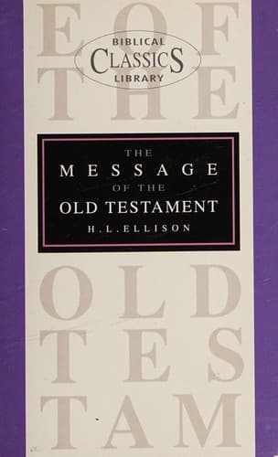 Cover image for Message of the Old Testament