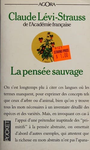 Cover image for La pensée sauvage.