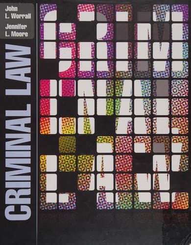 Cover image for Criminal law