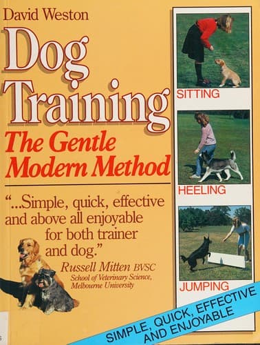 Cover image for Dog training