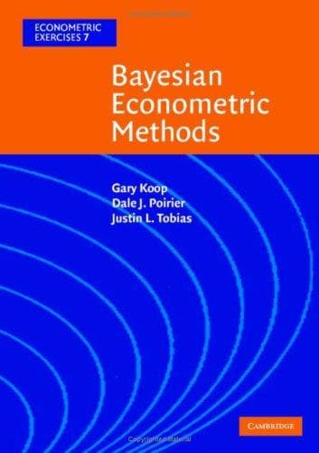 Cover image for Bayesian Econometric Methods (Econometric Exercises)