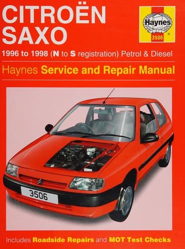 Cover image for Citroen Saxo Service and Repair Manual (Haynes Service and Repair Manuals)