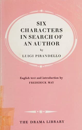 Cover image for Six characters in search of an author