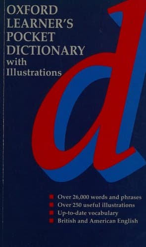 Cover image for Oxford learner's pocket dictionary with illustrations.