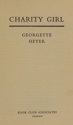 Cover image for Charity Girl
