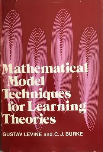 Cover image for Mathematical model techniques for learning theories