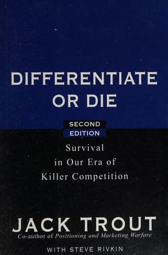 Cover image for Differentiate or die
