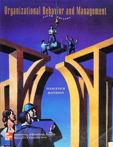 Cover image for Organizational behavior and management