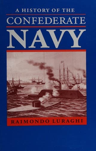 Cover image for A history of the Confederate Navy