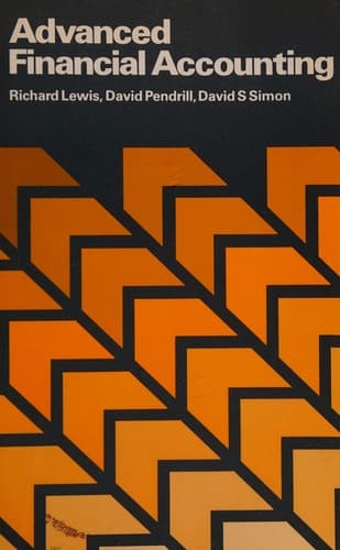 Cover image for Advanced financial accounting