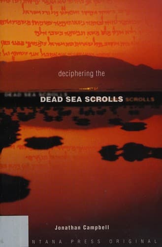 Cover image for Deciphering the Dead Sea scrolls