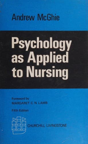 Cover image for Psychology as applied to nursing