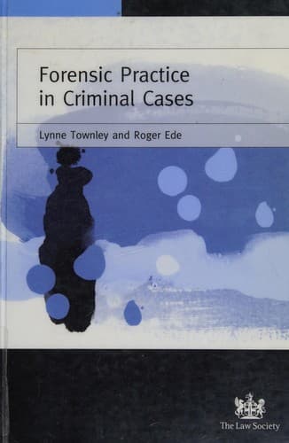 Cover image for Forensic practice in criminal cases