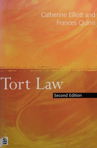 Cover image for Tort law
