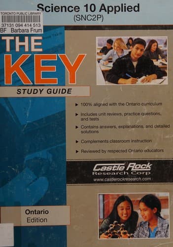 Cover image for The key student study guide