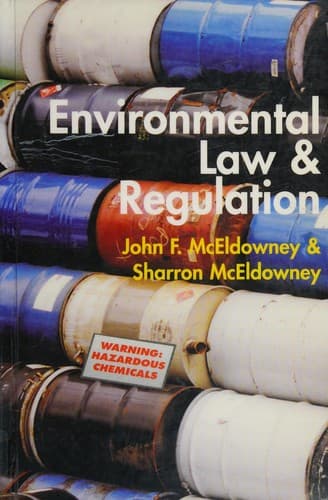Cover image for Environmental law and regulation