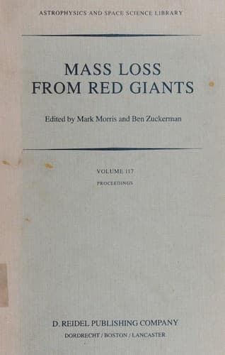 Cover image for Mass loss from red giants