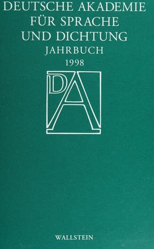 Cover image for Deutsche Akademie fur Sprache und Dichtung