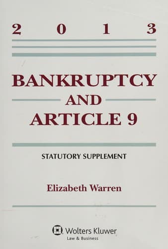 Cover image for Bankruptcy and Article 9