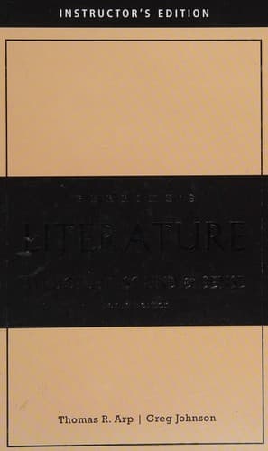 Cover image for Perrine's literature: structure, sound, and sense