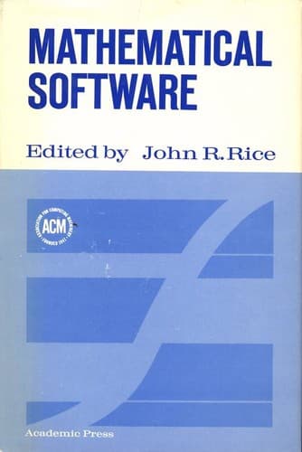 Cover image for Mathematical software.