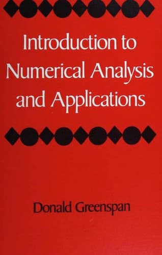 Cover image for Introduction to numerical analysis and applications.