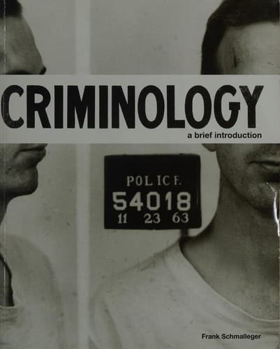 Cover image for Criminology