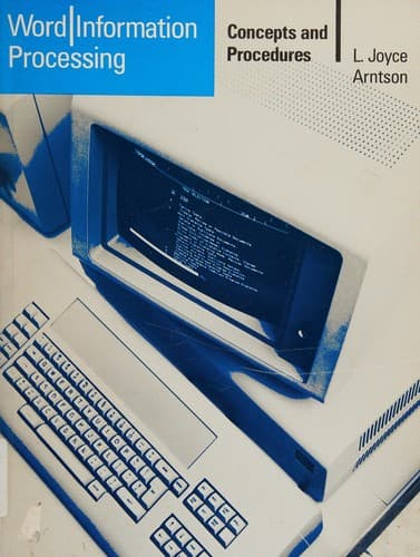 Cover image for Word/information processing