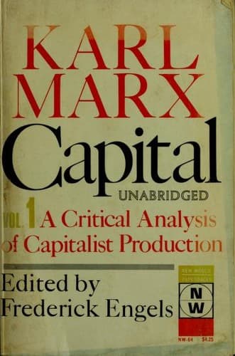 Cover image for Capital: A Critique of Political Economy