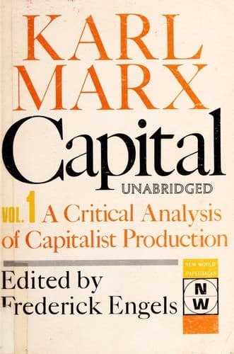 Cover image for Capital: A Critique of Political Economy