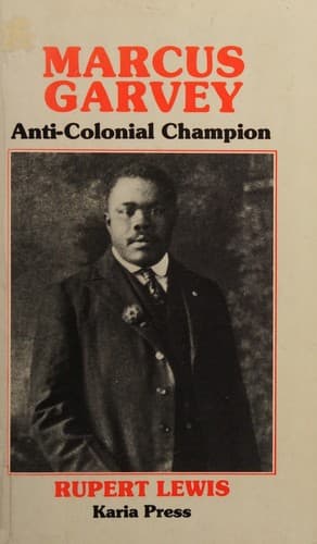 Cover image for Marcus Garvey