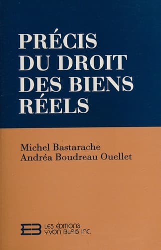 Cover image for Précis du droit des biens réels