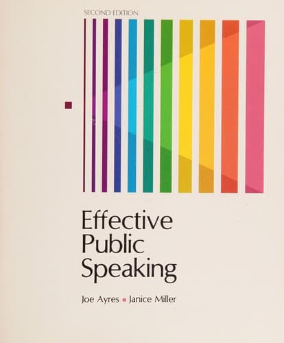 Cover image for Effective public speaking