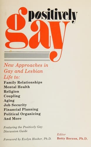Cover image for Positively gay